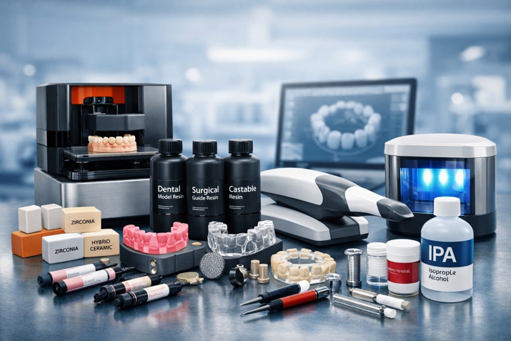 تجهیزات مصرفی دندانپزشکی دیجیتال
