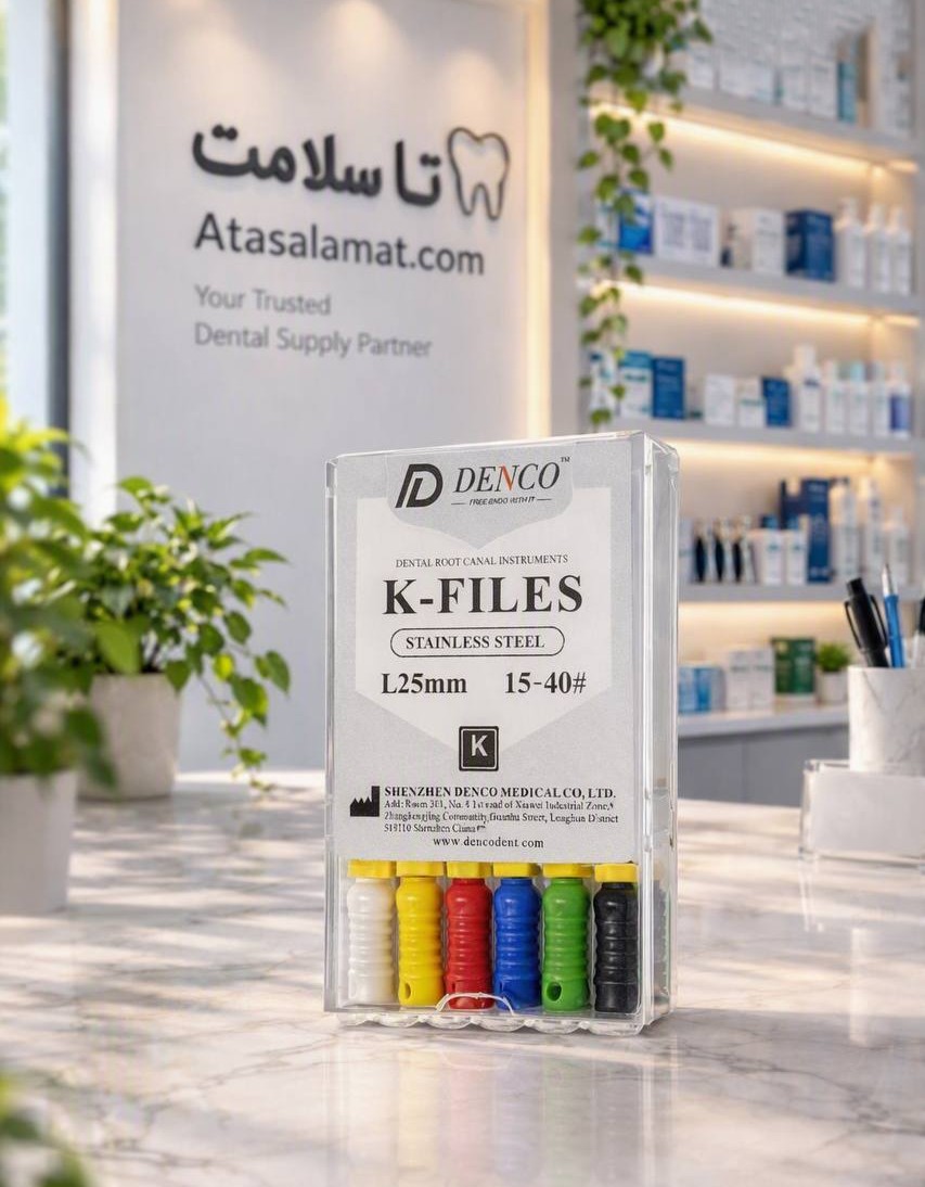 فایل دستی استیل 25 میلیمتری DENCO K-Files