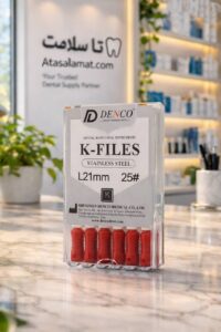 کا فایل دستی استیل 21 میلی DENCO K-file